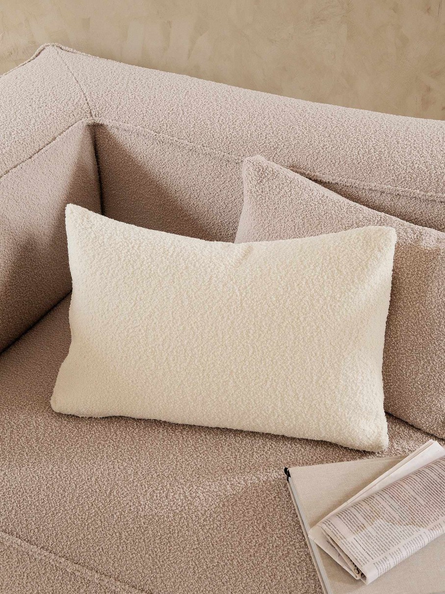 Textiles Ferm Living | Clean Cushion - Wool Boucle - Off-White Offwhite