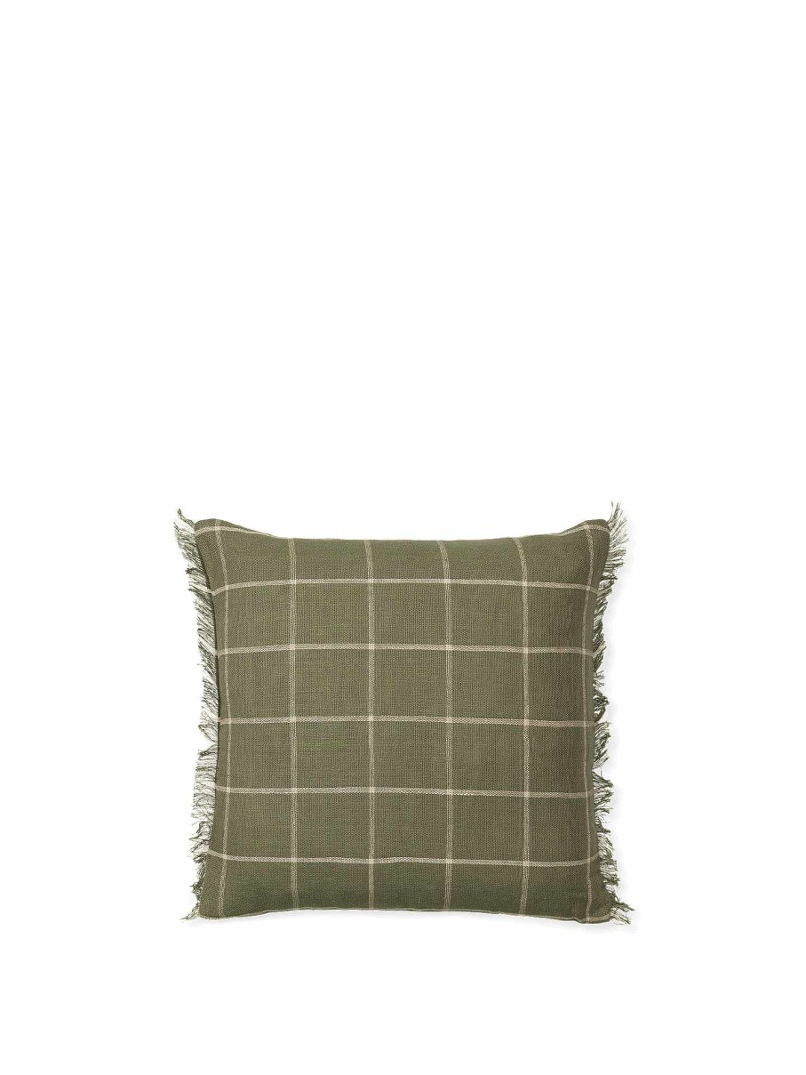 Textiles Ferm Living | Calm Cushion /Off-White Olive