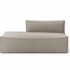 Furniture Ferm Living | Catena Sofa Open End Left L300 Cotton Linen Natural