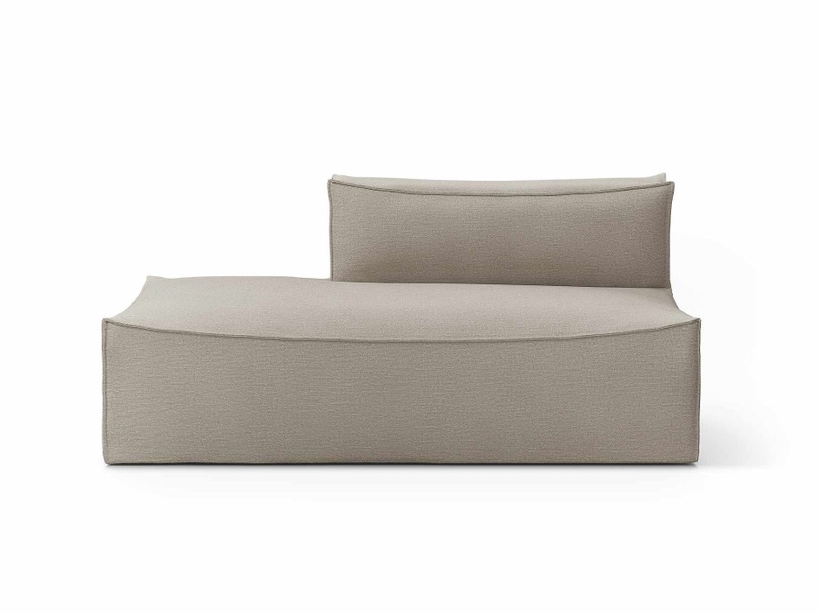 Furniture Ferm Living | Catena Sofa Open End Left L300 Cotton Linen Natural