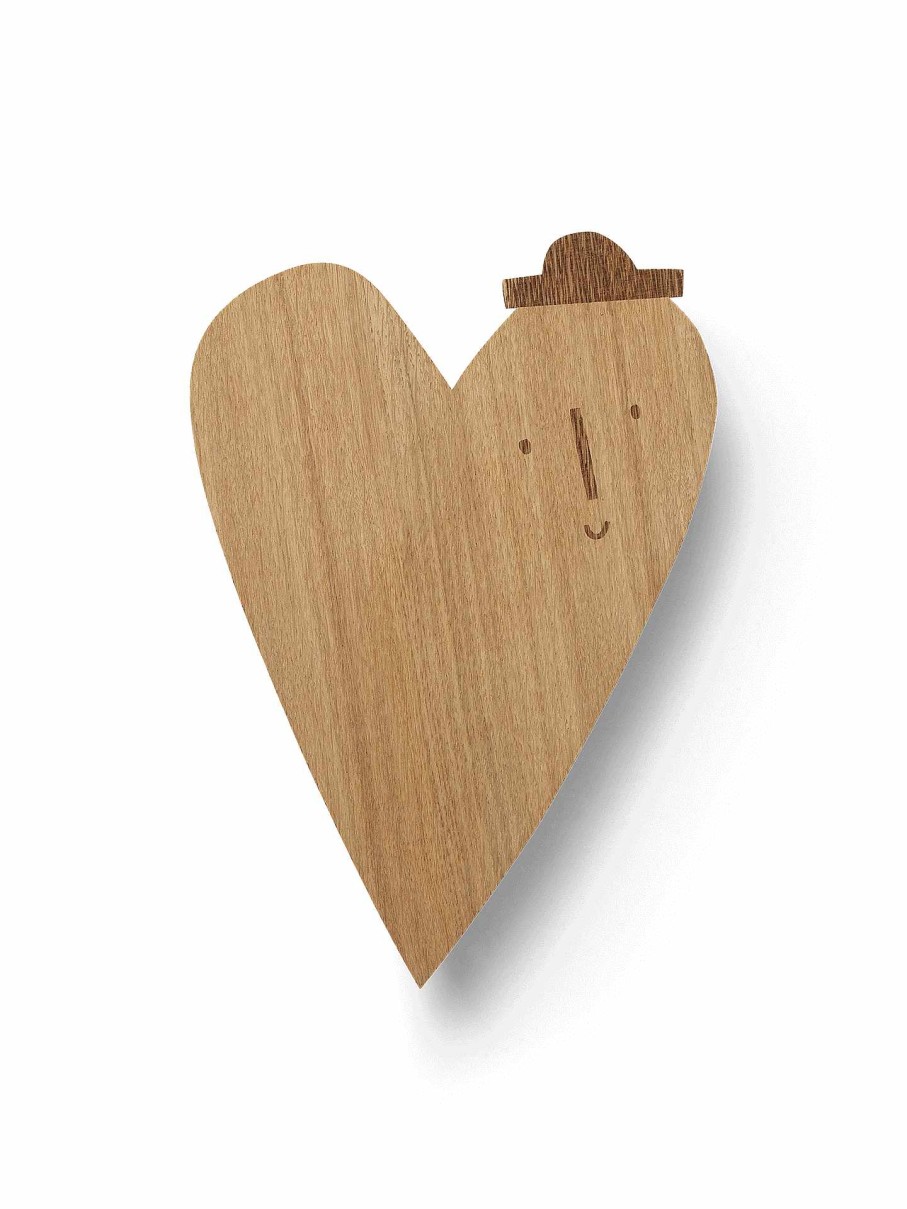 Kids Ferm Living | Heart Lamp Oiled Oak