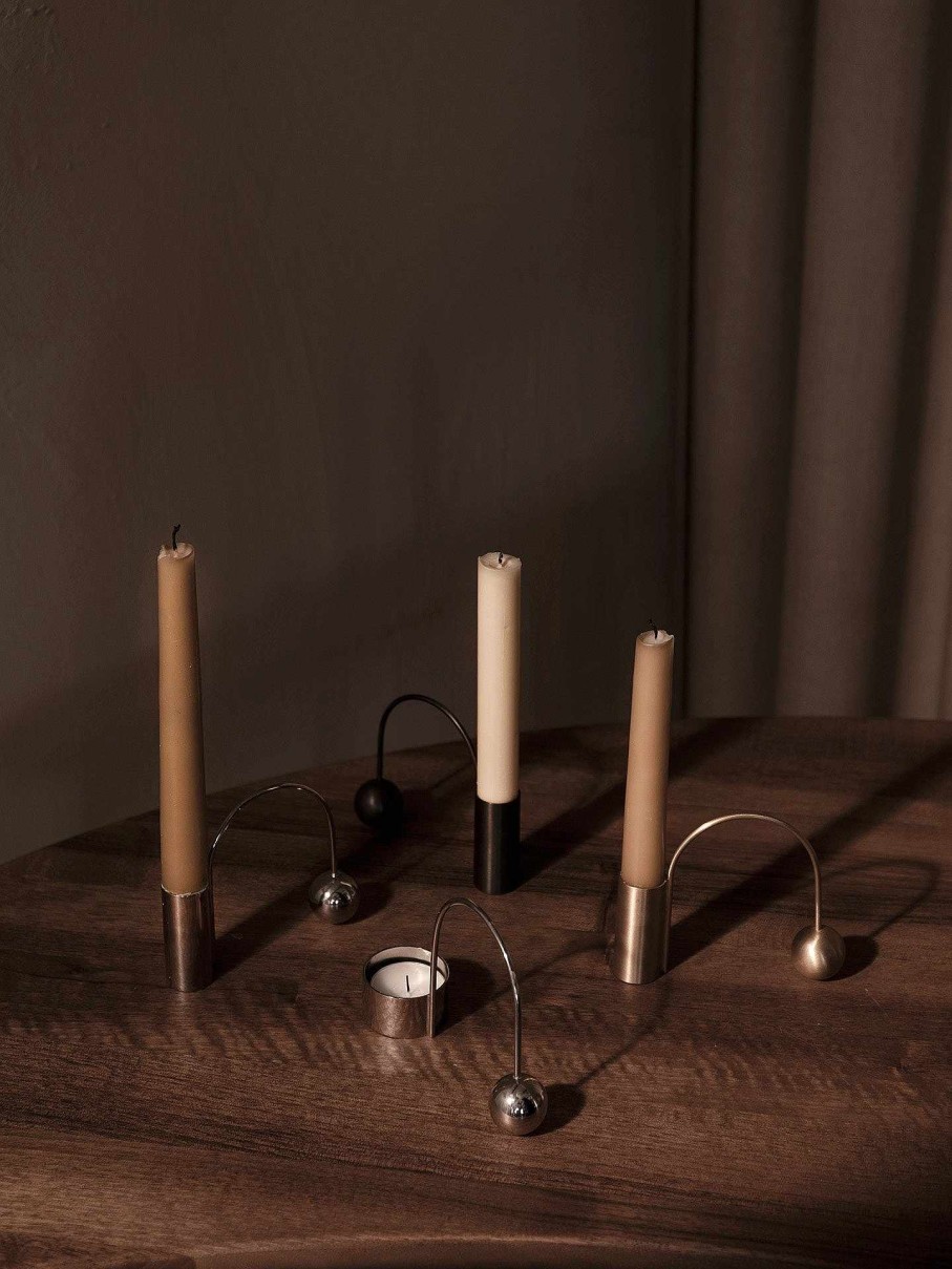 Accessories And Decorations Ferm Living | Balance Tealight Holder Chrome