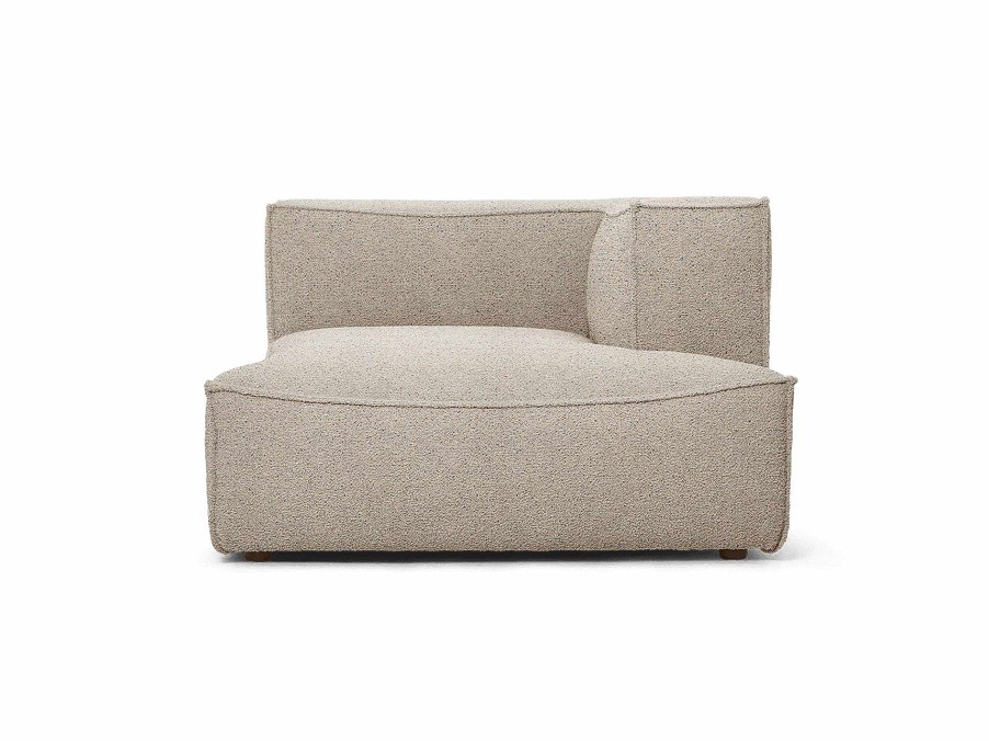 Furniture Ferm Living | Catena Sofa Chaise Longue Right L601 Confetti Boucle Light Grey