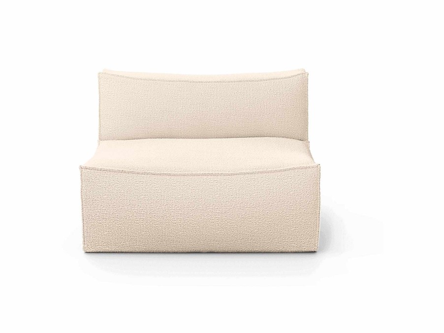 Furniture Ferm Living | Catena Sofa Center L100 Wool Boucle - Off-White Offwhite