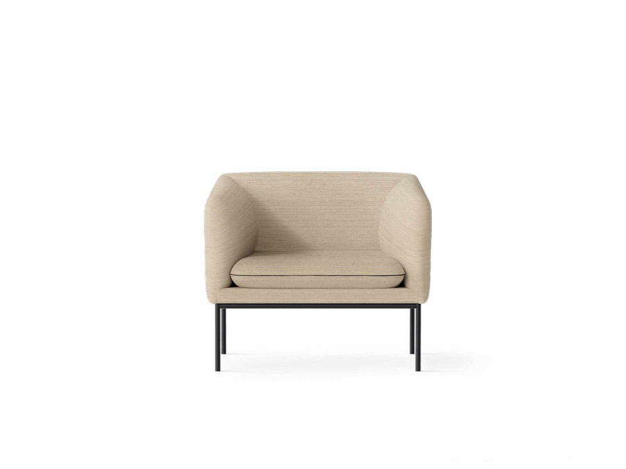 Furniture Ferm Living | Turn 1-Seater - Black - Fiord Sand