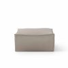 Furniture Ferm Living | Catena Pouf Square S500 Cotton Linen Natural