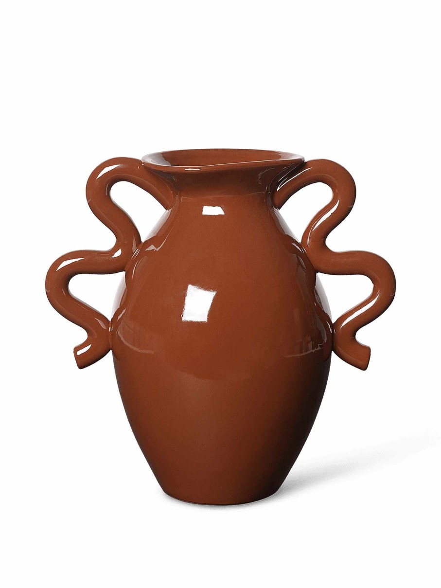 Green Living Ferm Living | Verso Table Vase Terracotta