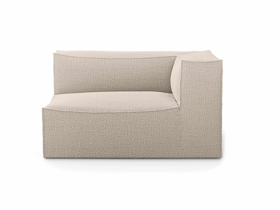 Furniture Ferm Living | Catena Sofa Armrest Right L401 Wool Boucle Natural