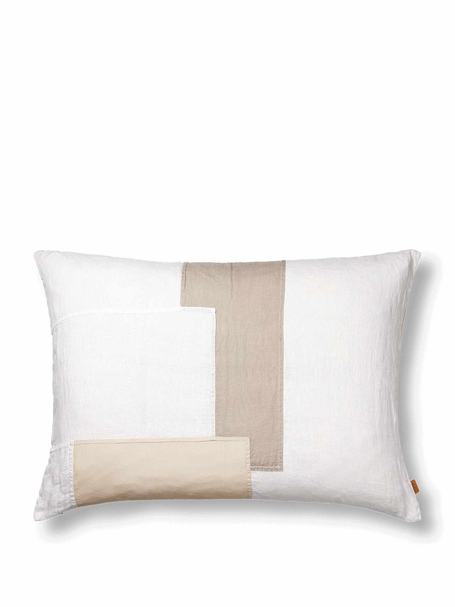 Textiles Ferm Living | Part Cushion Cover - Large - Off-White Offwhite