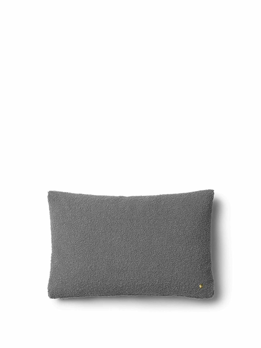 Textiles Ferm Living | Clean Cushion - Wool Boucle Grey