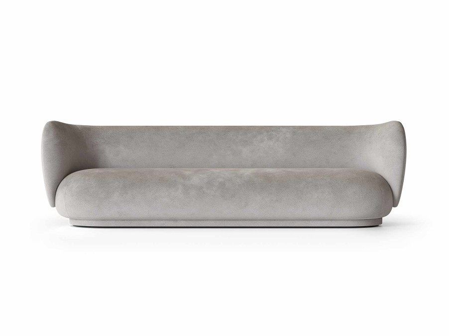 Furniture Ferm Living | Rico Sofa 4 - Faded Velvet Concrete