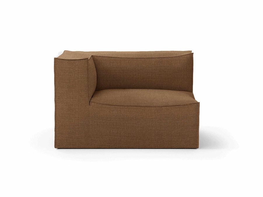 Furniture Ferm Living | Catena Sofa Armrest Left S400 Hot M. - Smoked Chocolate