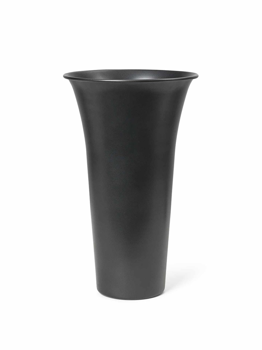 Outdoor Living Ferm Living | Spun Alu Vase Ened Aluminium Black