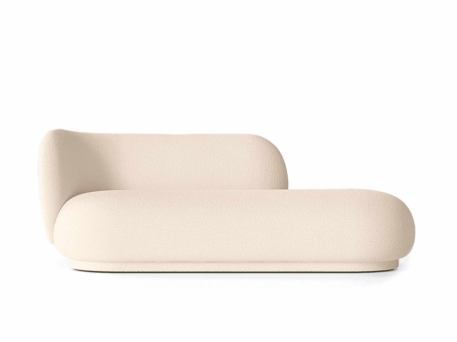 Furniture Ferm Living | Rico Divan L - Wool Boucle - Off-White Offwhite