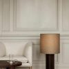 Lighting Ferm Living | Post Floor Lamp Base - Lines Brown