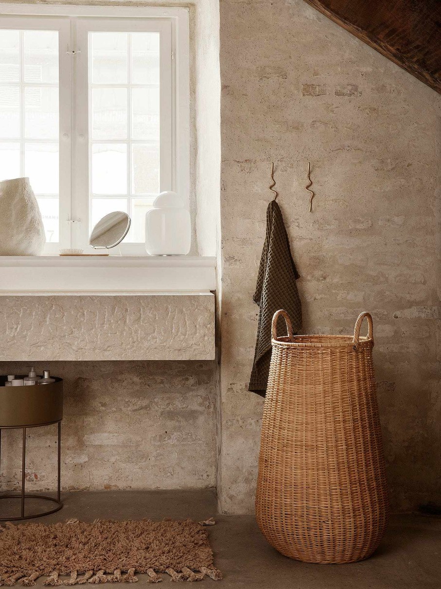 Textiles Ferm Living | Organic Bath Towel Olive