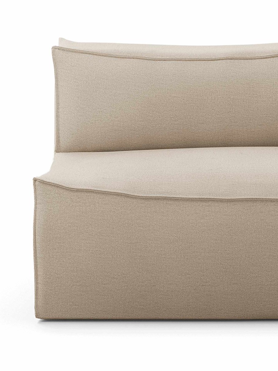 Furniture Ferm Living | Catena Sofa Open End Right S301 Rich Linen Natural