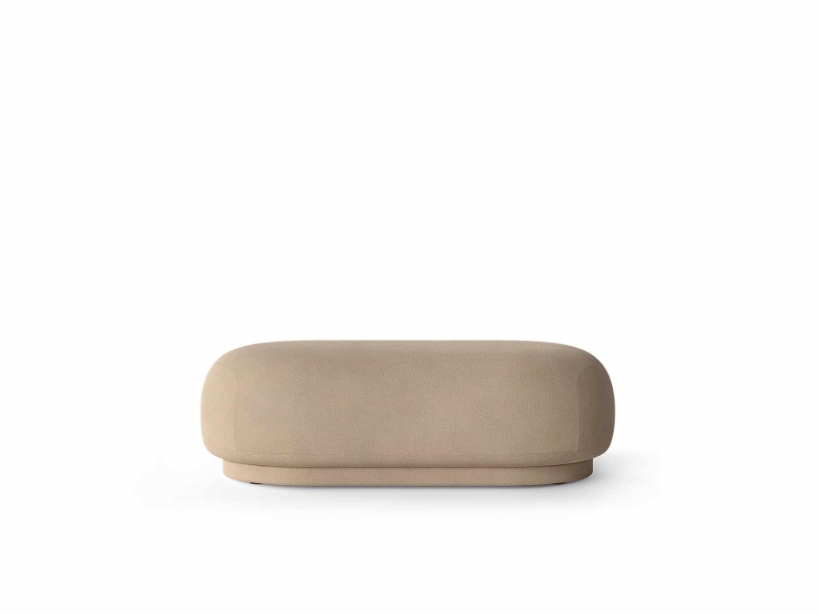 Furniture Ferm Living | Rico Ottoman - Brushed Sand