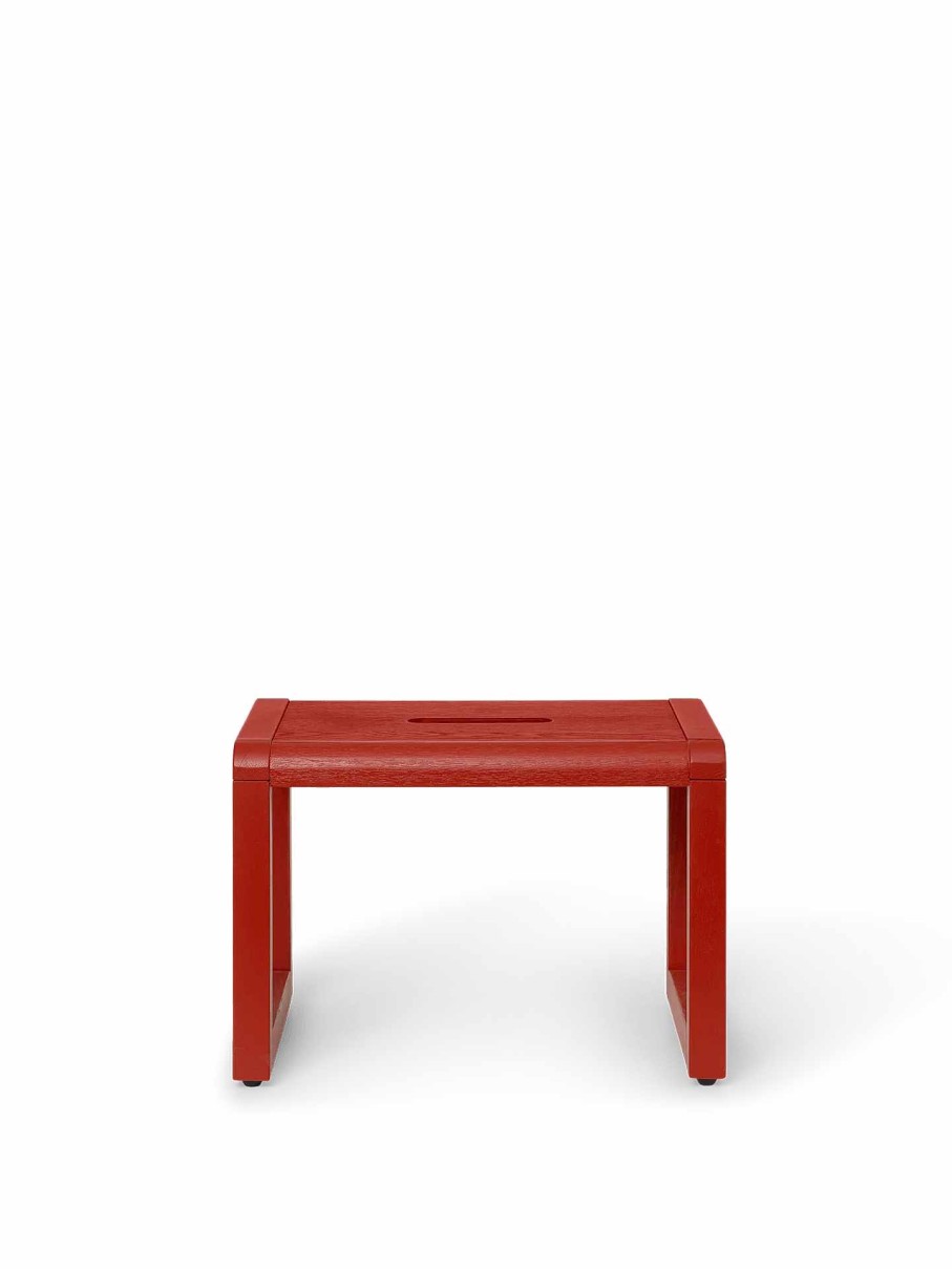 Kids Ferm Living | Little Architect Stool Poppy Red