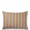 Textiles Ferm Living | Brown Cotton Cushion Large - Stripe