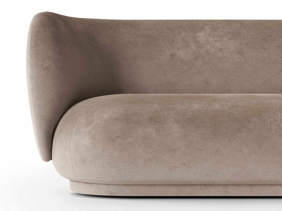 Furniture Ferm Living | Rico Sofa 2 - Faded Velvet Beige