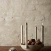 Accessories And Decorations Ferm Living | Bowl Candle Holder - Large - Ceramic Sand