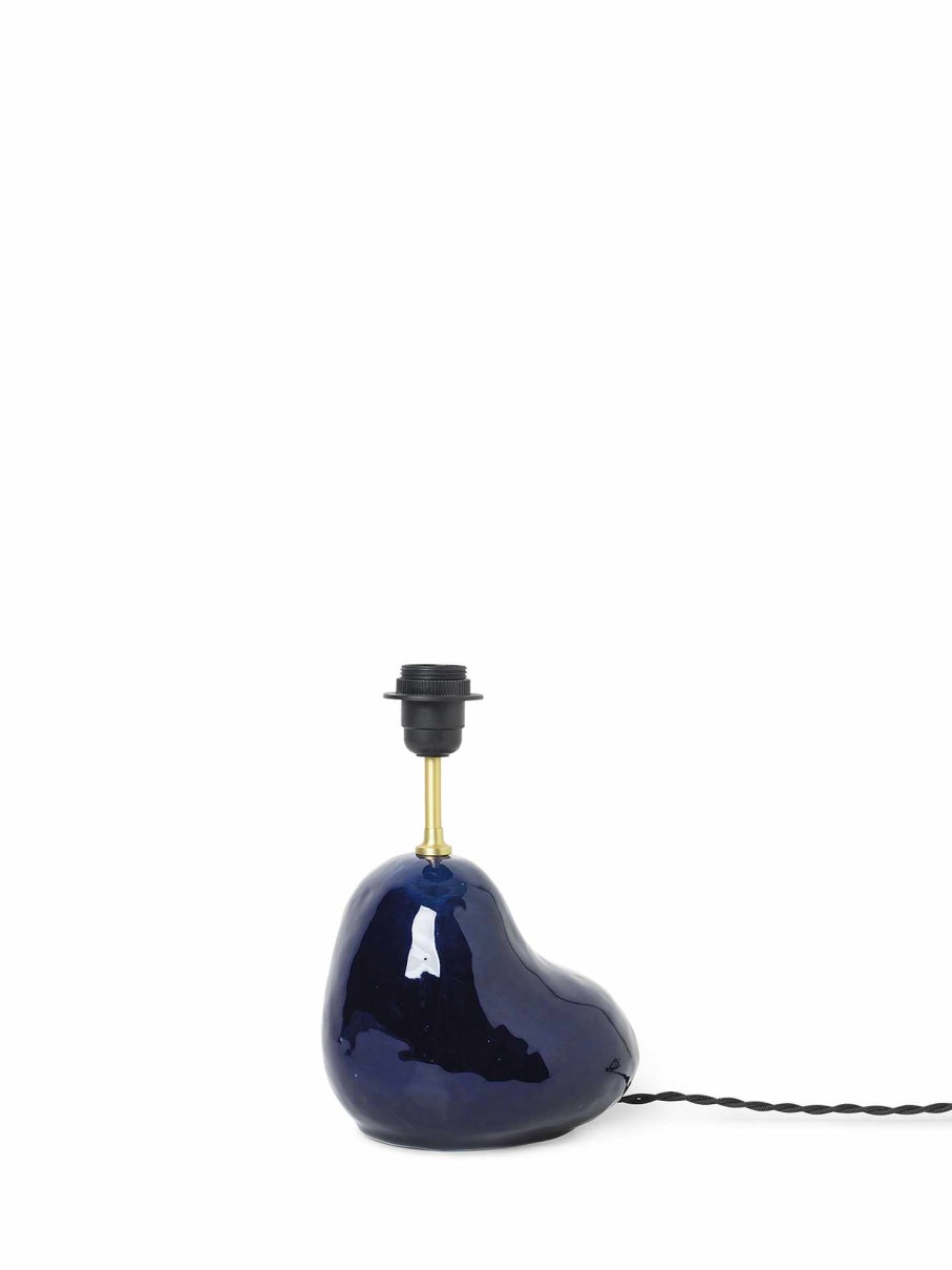 Lighting Ferm Living | Hebe Lamp Base Small - Deep Blue Dark Blue