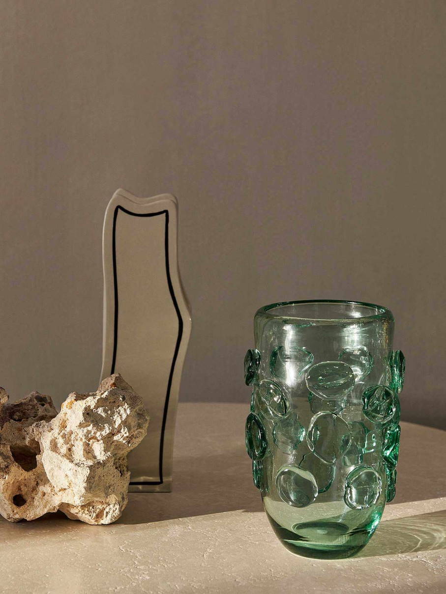 Green Living Ferm Living | Lump Vase - Recycled Clear