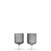 Kitchen Ferm Living | Ripple Wine Glasses (Set Of 2) Smoked Grey