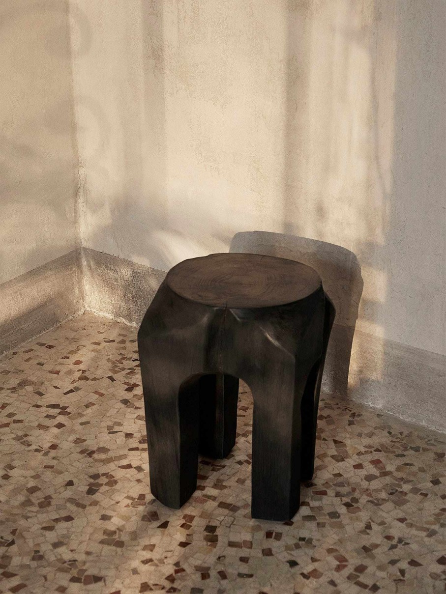 Furniture Ferm Living | Root Stool Stained Black