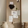 Accessories And Decorations Ferm Living | Scenery Pinboard - Narrow Natural Oak