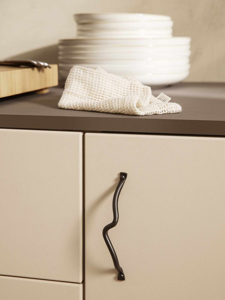 Accessories And Decorations Ferm Living | Curvature Handle Black Brass