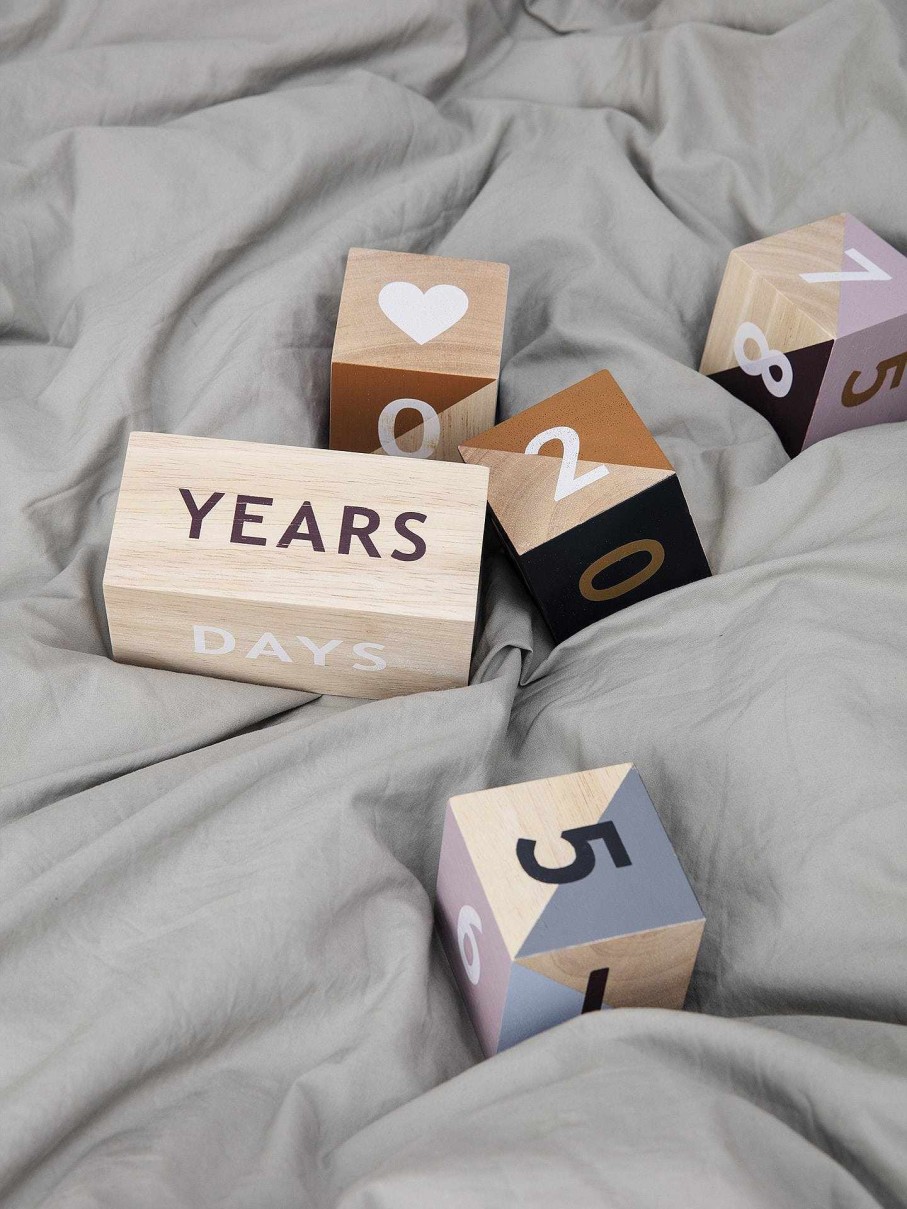 Kids Ferm Living | Wooden Age Blocks Multi