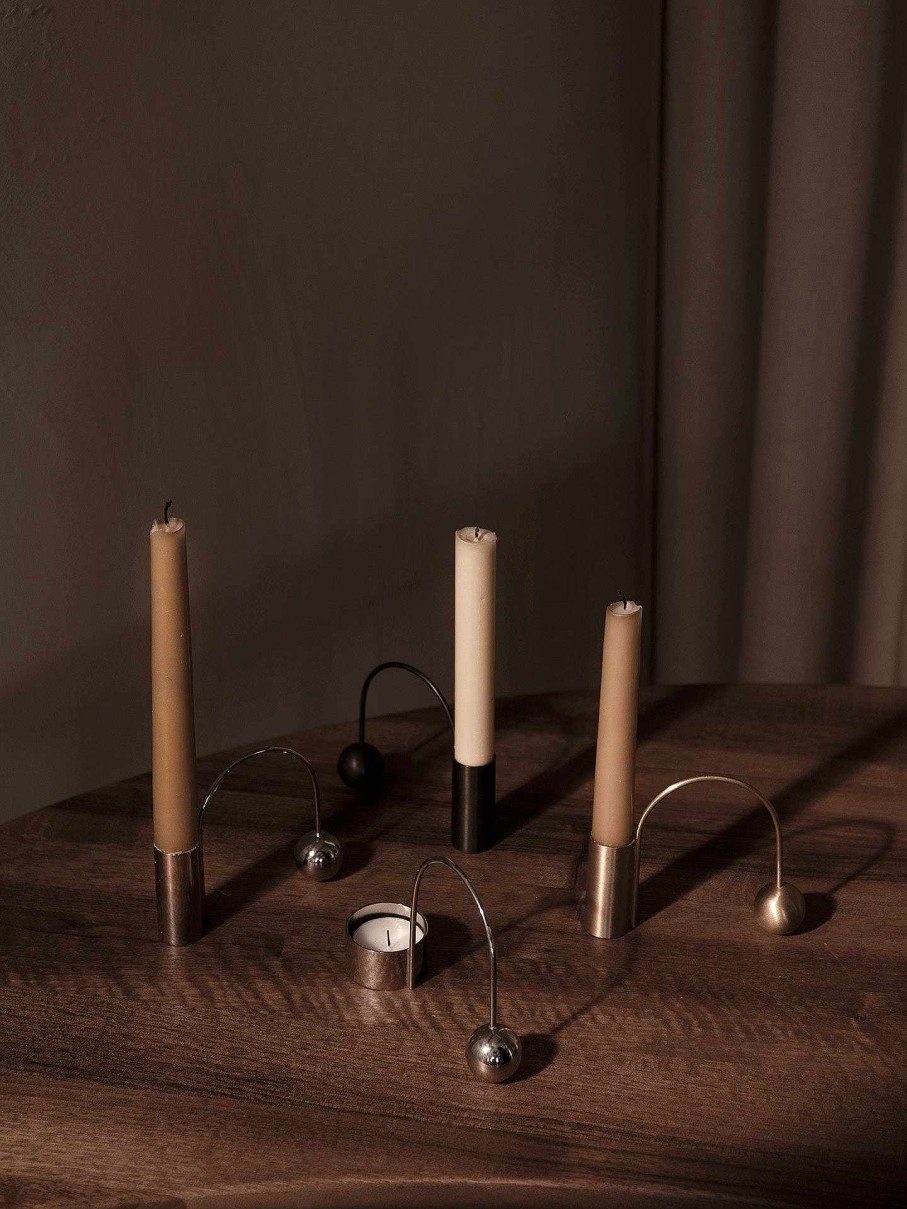 Accessories And Decorations Ferm Living | Balance Candle Holder Brass