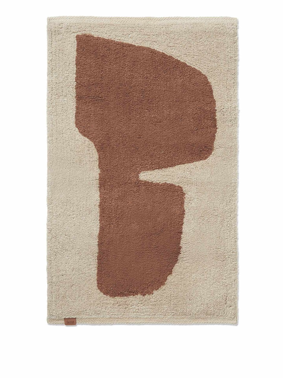 Rugs Ferm Living | Lay Washable Mat /Rust Parchment