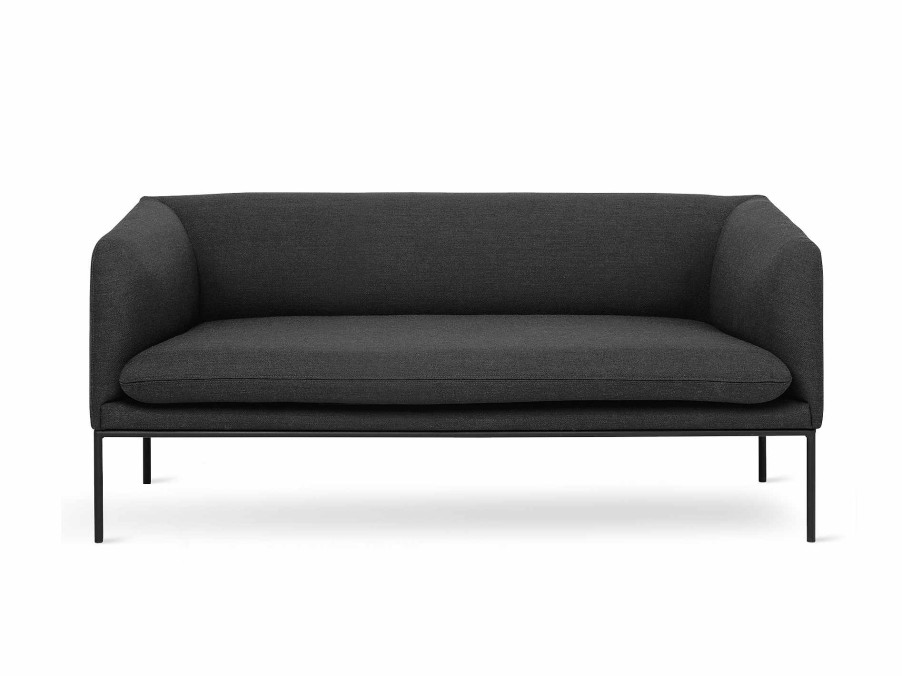 Furniture Ferm Living | Turn Sofa 2 - Fiord - Solid Dark Grey