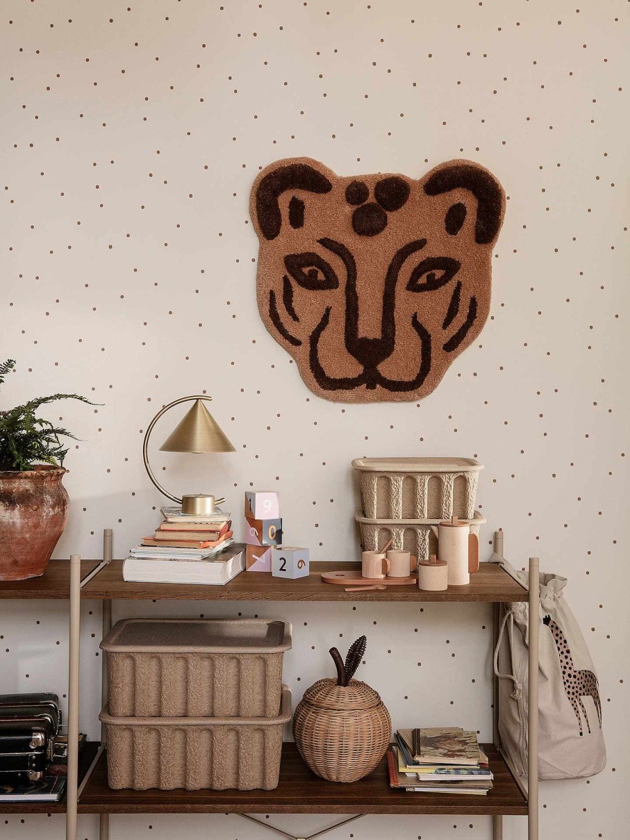 Kids Ferm Living | Tufted Leopard Head Brown