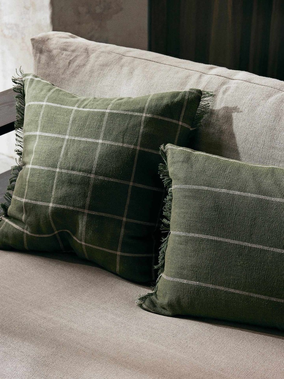 Textiles Ferm Living | Calm Cushion - Rectangular /Off-White Olive