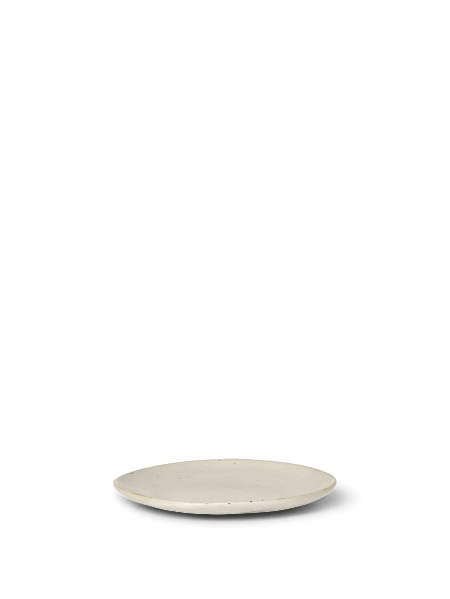 Kitchen Ferm Living | Flow Plate - Small - Off-White Speckle Offwhite