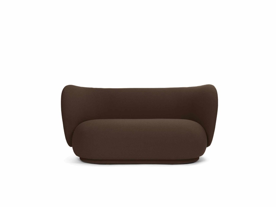 Furniture Ferm Living | Rico Sofa 2 - Grain Chocolate