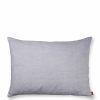 Textiles Ferm Living | Heavy Linen Cushion - Large Lilac