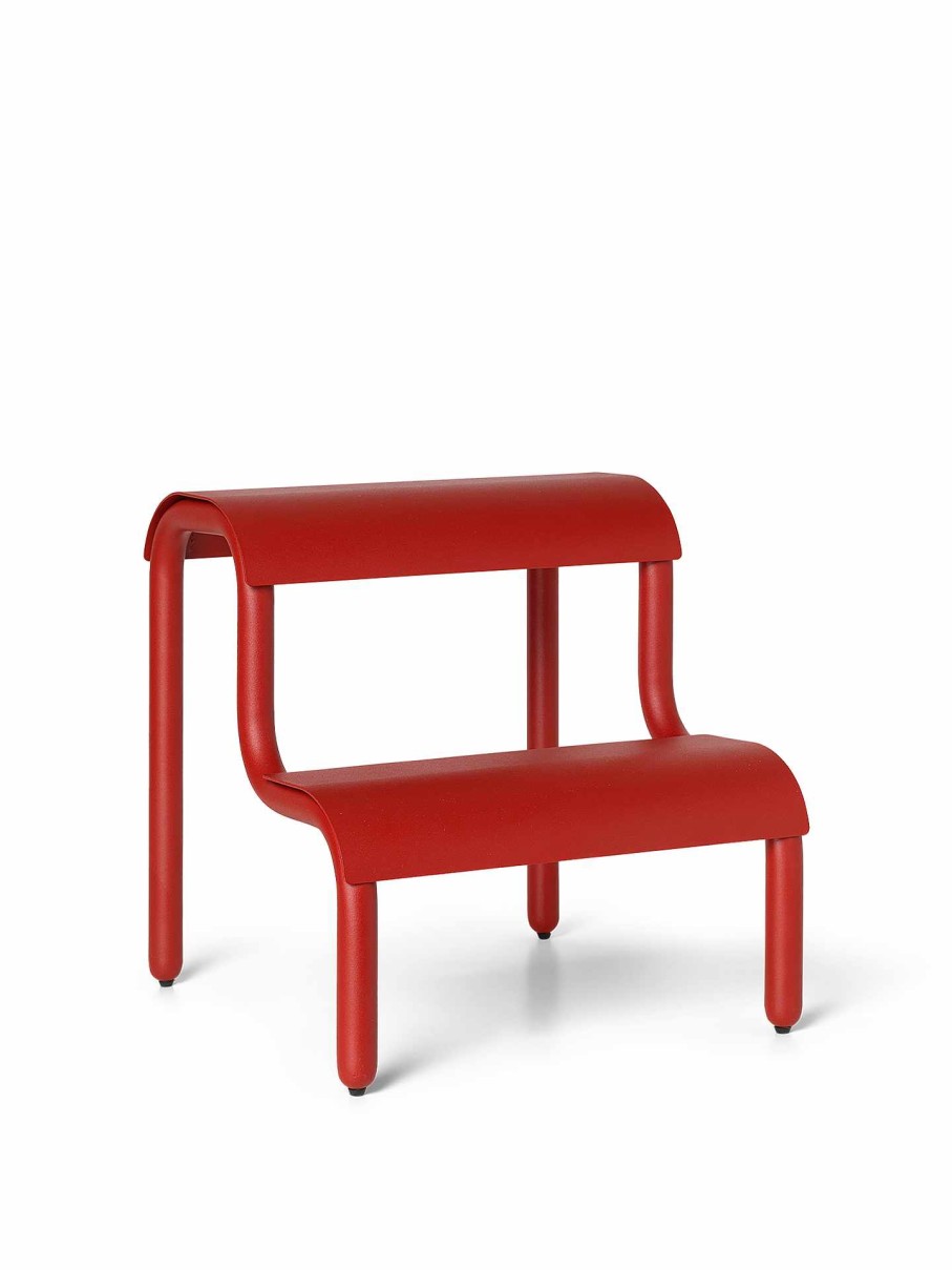 Furniture Ferm Living | Up Step Stool Poppy Red