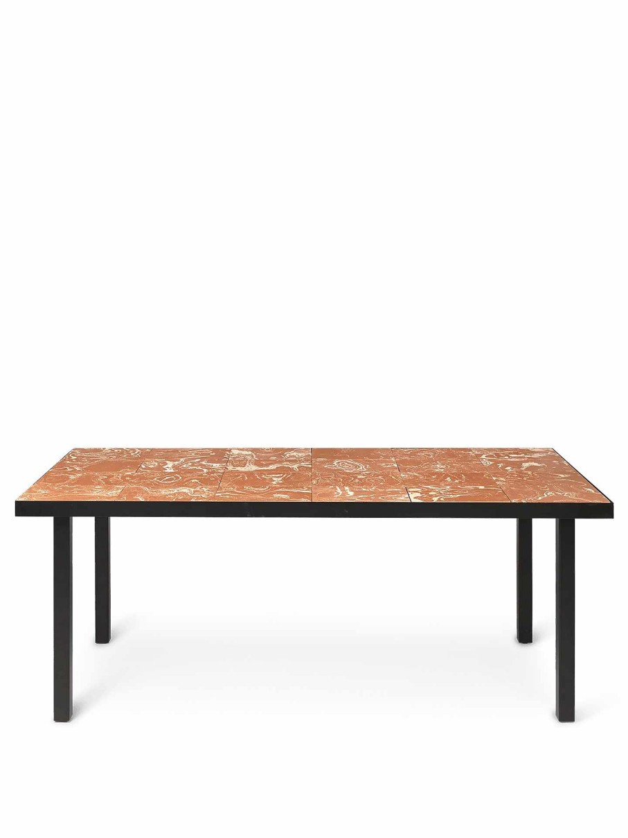 Outdoor Living Ferm Living | Flod Dining Table /Black Terracotta