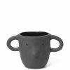 Kids Ferm Living | Mus Plant Pot Xl Dark Grey