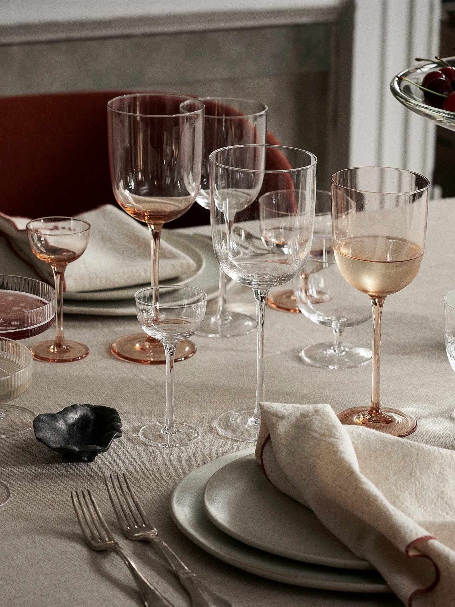 Kitchen Ferm Living | Host White Wine Glasses - Set Of 2 Blush