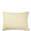 Textiles Ferm Living | Heavy Linen Cushion - Large - Lemon Light Yellow