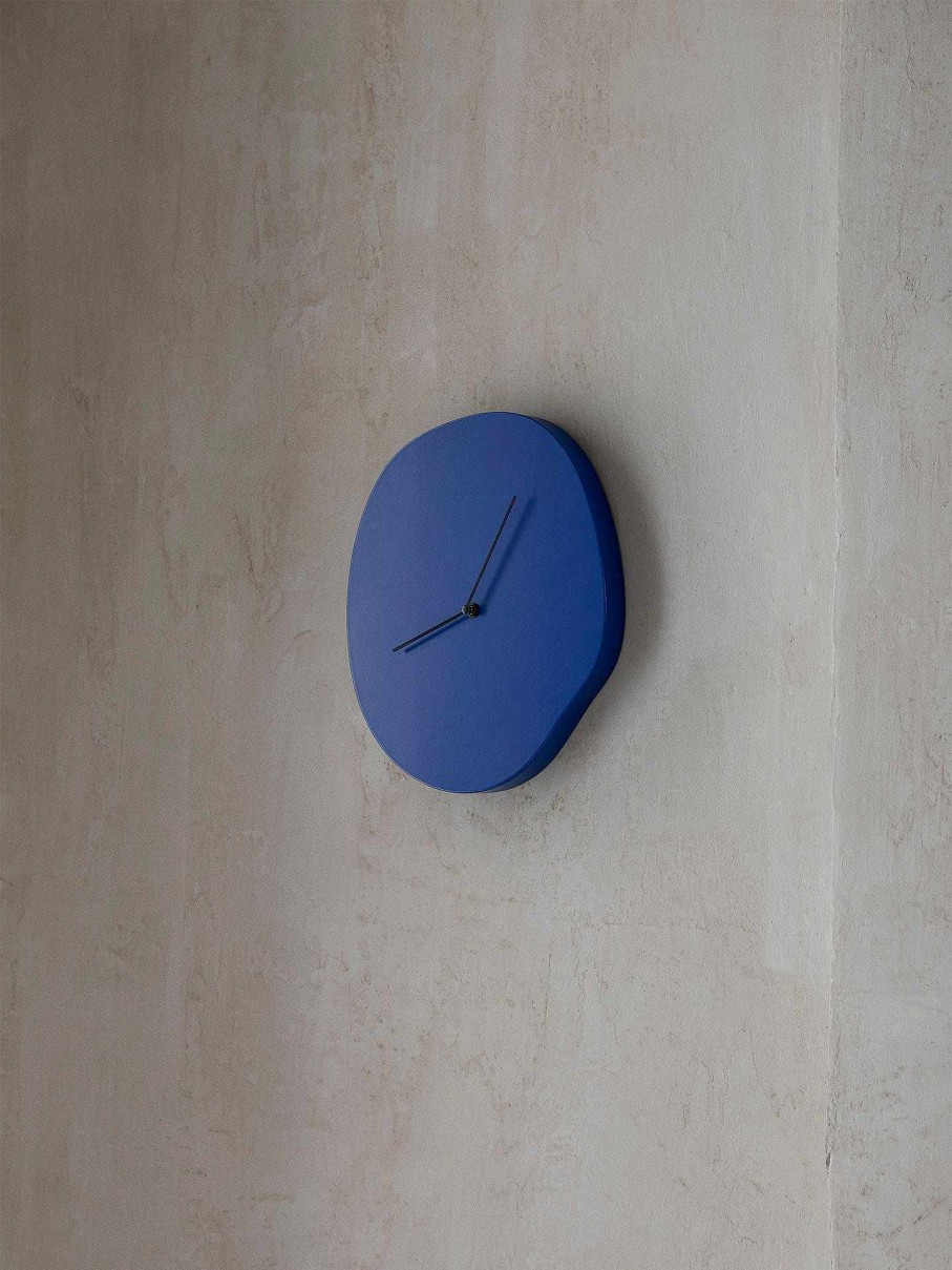 Accessories And Decorations Ferm Living | Melt Wall Clock Blue