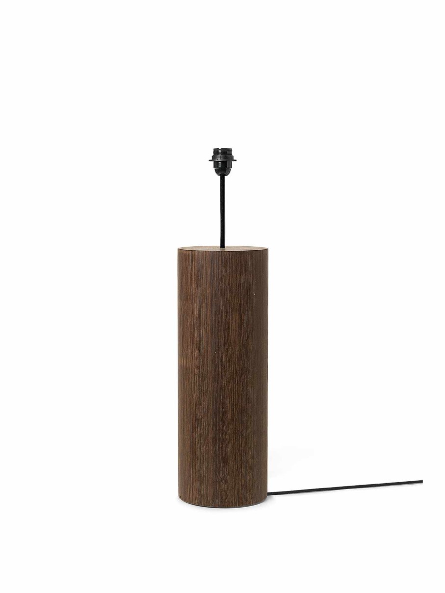 Lighting Ferm Living | Post Floor Lamp Base - Solid Dark Brown