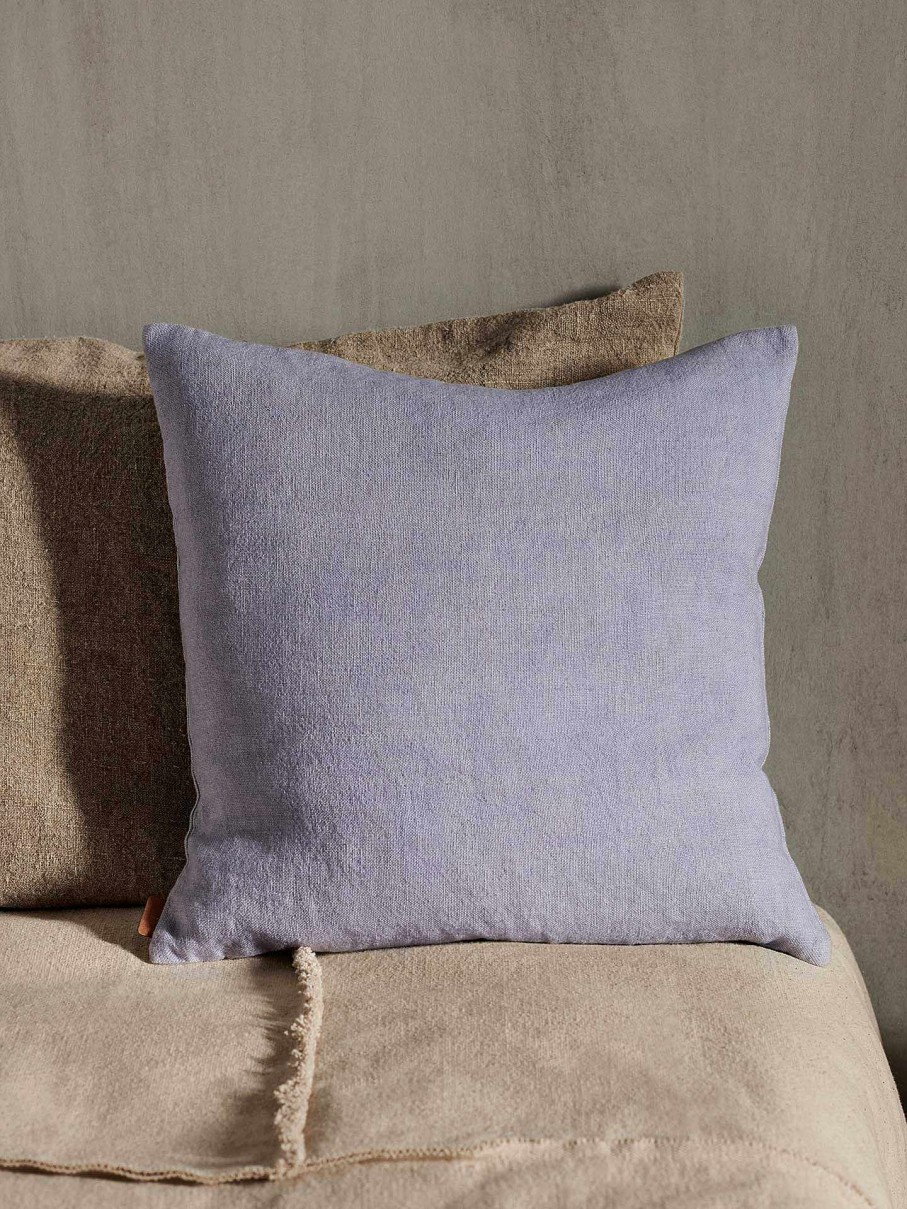 Textiles Ferm Living | Heavy Linen Cushion Lilac