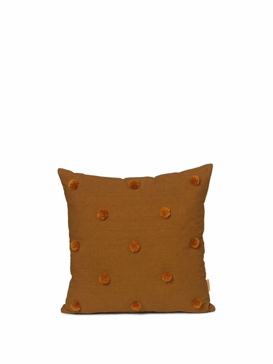 Kids Ferm Living | Dot Tufted Cushion Cover /Mustard Sugar Kelp